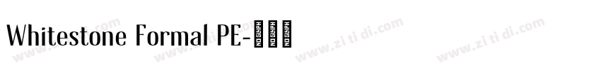 Whitestone Formal PE字体转换